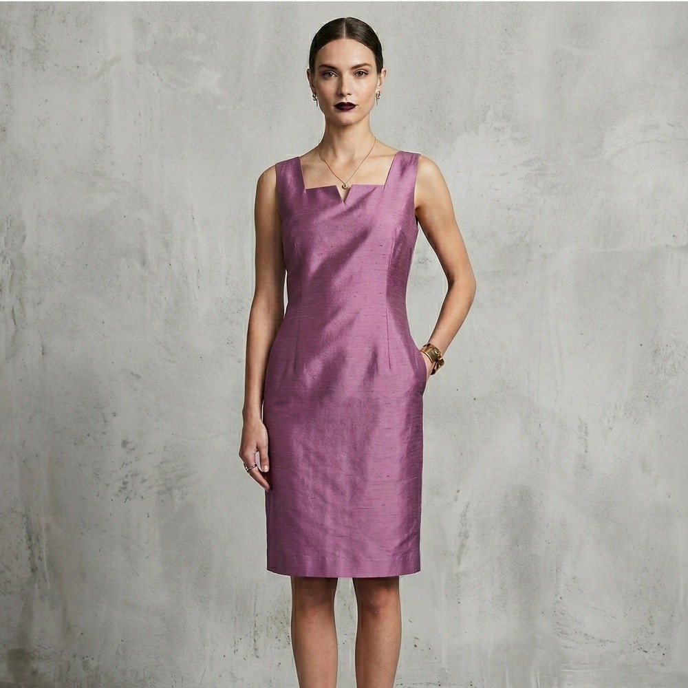 Rena Rowan (Jones New York) VTG 90s Silk Dress Suit